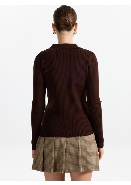 Kahve Kadın Hırka F3WL-HRK1 indirimleri