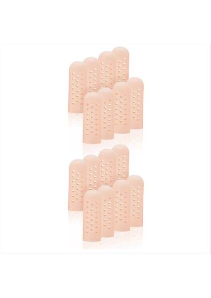 16PCS Silikon Parmak Koruyucular Nefes Alabilen Parmak Kapakları Parmak Uçları Kapakları Parmak Kolları Için Parmak Kolu Desteği (Yurt Dışından)