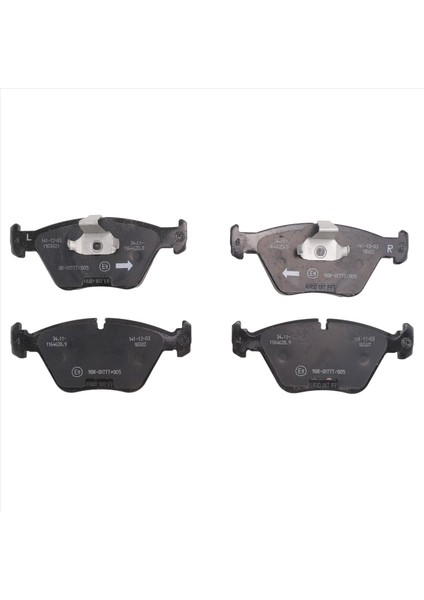 Bmw 5 Serisi E39 520 34116761280 Için Otomatik Fren Yasağı Sürtünme Padi Ön Kauçuk Bmw Aksesuarları Için (Yurt Dışından) fiyatları