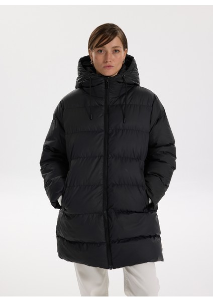 Siyah Kadın Kaban F5WL-KBN0409