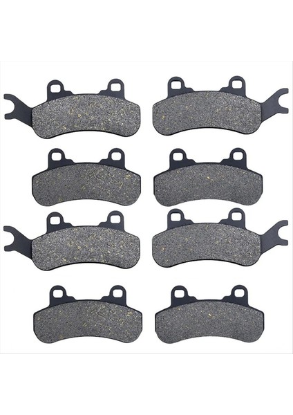 8pcs Motosiklet Ön Arka Fren Balataları Seti 715900380 715900379 Can-Am Maverick X3/max/sport/trail 2017-2024 715900386 (Yurt Dışından)