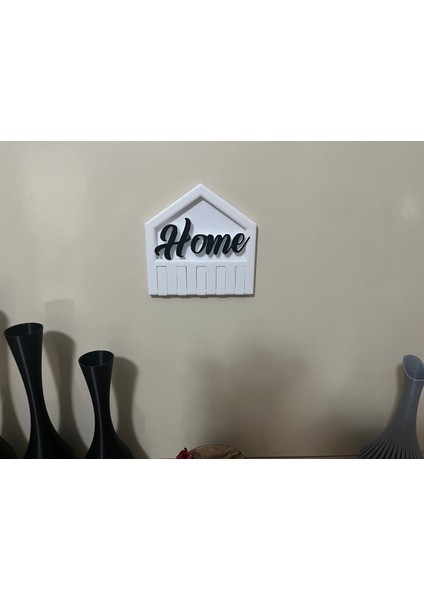 Anahtarlık Askısı Yapışkanlı Dekoratif Pleksi Organizer Anahtar Düzenleyici Home Yazılı Ev Şeklinde fiyatları