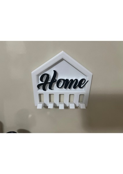 Anahtarlık Askısı Yapışkanlı Dekoratif Pleksi Organizer Anahtar Düzenleyici Home Yazılı Ev Şeklinde modelleri