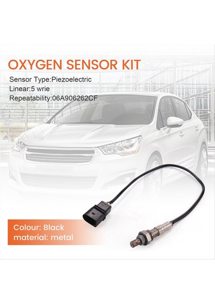 5 Kablo Oksijen Sensörü Geniş Bant Lambda 06A906262CR 06A906262BR Vw Golf Için Touran Audi A3 2003-2011 1 6 06A906262CF (Yurt Dışından) indirimleri