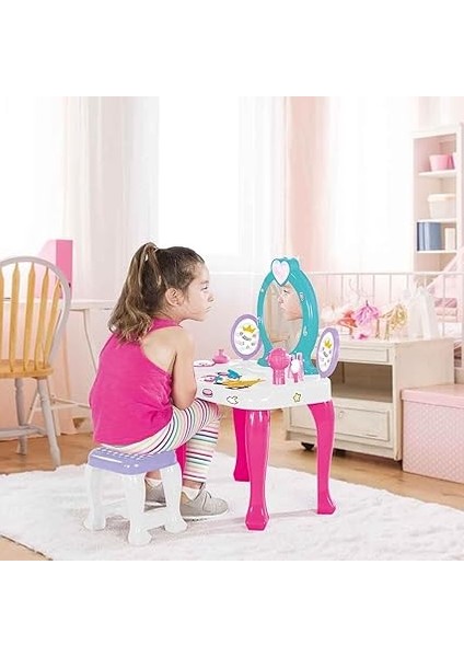 Unicorn Makyaj Masası ve Tabure Seti fiyatları