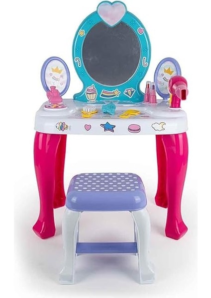 Unicorn Makyaj Masası ve Tabure Seti fırsatları