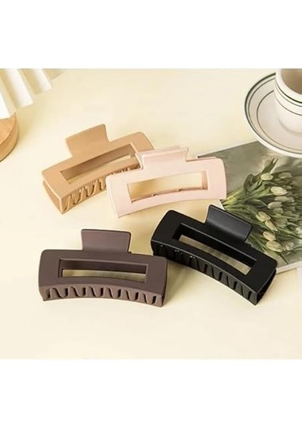 Kadın Ikili Model Kahverengi 8'lı Mandal Toka Set, Kadın Çocuk Mandal Toka, Toka Organizer, Toka, Kız Çocuk Toka, Kadife Toka fırsatları