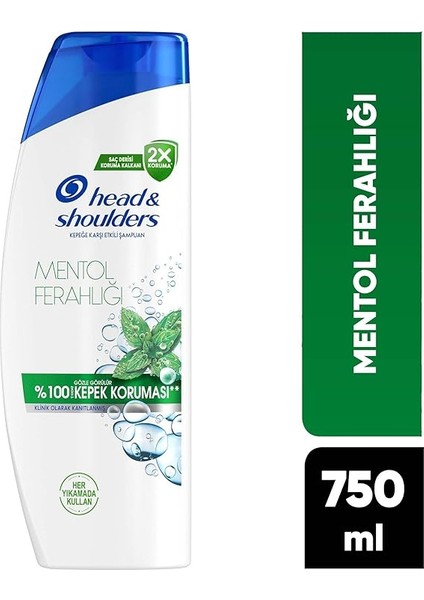 & Shoulders Mentol Ferahlığı Kepek Karşıtı Günlük Kullanım 750ML Şampuan fiyatları