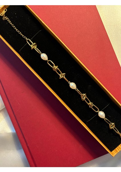 Çelik Incili Düğüm Bileklik fiyatları