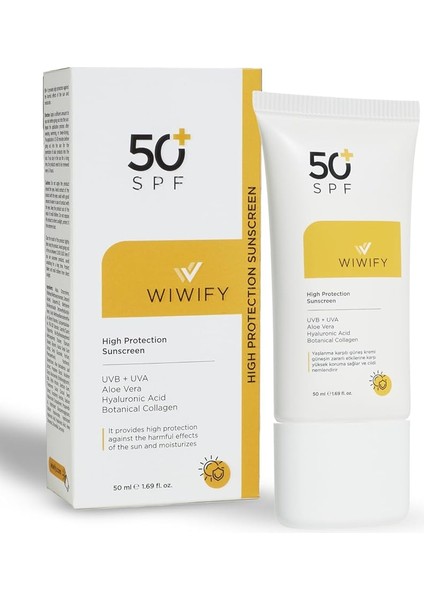 Leke Karşıtı Cilt Tonu Eşitleyici Yüksek Korumalı Güneş Kremi Spf 50 50ML (Aloe Vera Özlü) Pa++++ fiyatları
