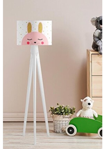 Gold Tavşan Çocuk Odası Lambader