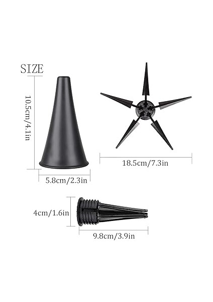 Katlanabilir Klarnet Standı, 5 Ayaklı Tutucu, Üfleme Enstrümanları Için Taşınabilir Tutucu, Klarnet ve Obua Tutucu ile Uyumlu, Müzik Aletleri Desteği fiyatları