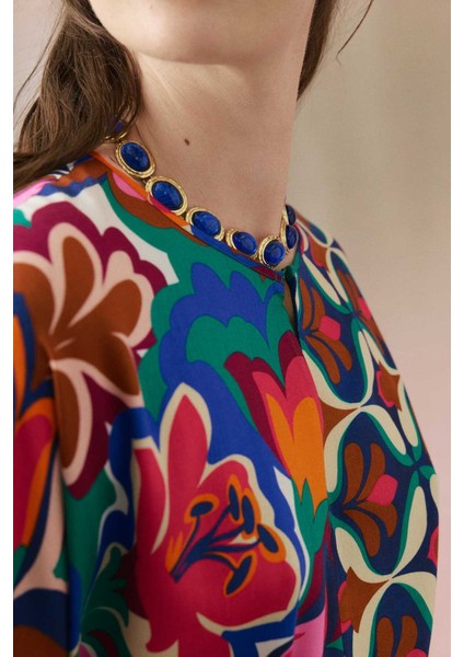 Taşlı Kolye Standart Renk K2486308_089 fırsatları