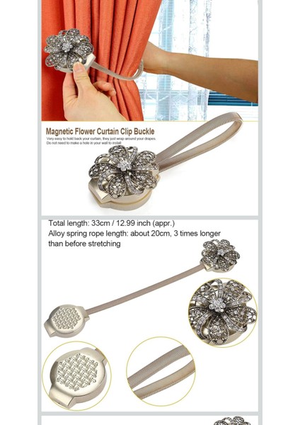 Majestik Dekoratif Mıknatıslı Perde Tutucu MG-403 Col-12 fiyatları