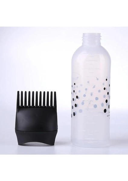 120 ml Plastik Saç Boyası Doldurulabilir Şişe Aplikatör Kuaför Saç Boyama Tarağı Aplikatörü indirimleri
