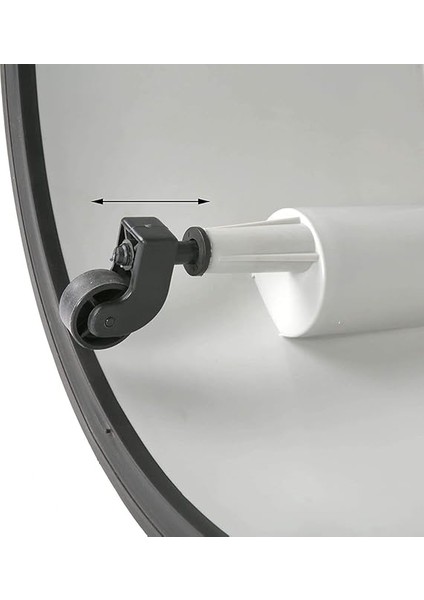 Dünyası UPSS200002 Çift Katlı, Devrilmez ve Kaymaz Tekerlekli Tabure, Gri fiyatları