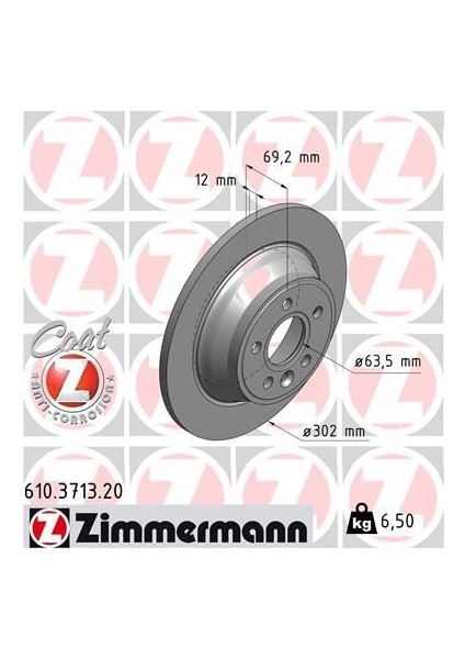 ARKA FREN DISK AYNASI VOLVO 570 3 2007 D4 2013 S80 2 2.0 3.2 /2.0TDI 2008 XC70 2006 30769058 31471832 (2 ADET)