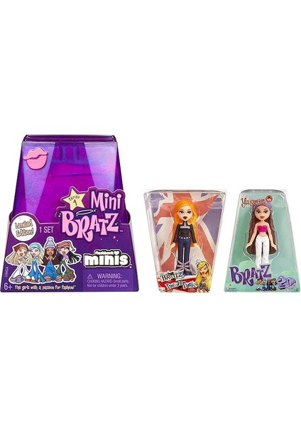 Miniverse Bratz Minis - Her Pakette 2 Bratz Minisi, Kör Ambalaj Ekran Olarak Iki Katına Çıkıyor, Y2K Nostalji, Koleksiyonerler 6 7 8 9 10+ Yaş