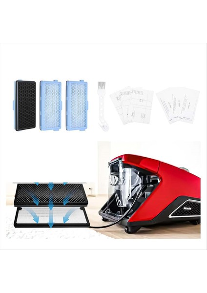 Miele Vakum Süpürgeleri Için Yedek Filtreler Kompakt C1 &amp C2 Complete C2 &amp C3 S8340 S8360 Hepa Motor Koruma Filtreleri (Yurt Dışından) indirimleri