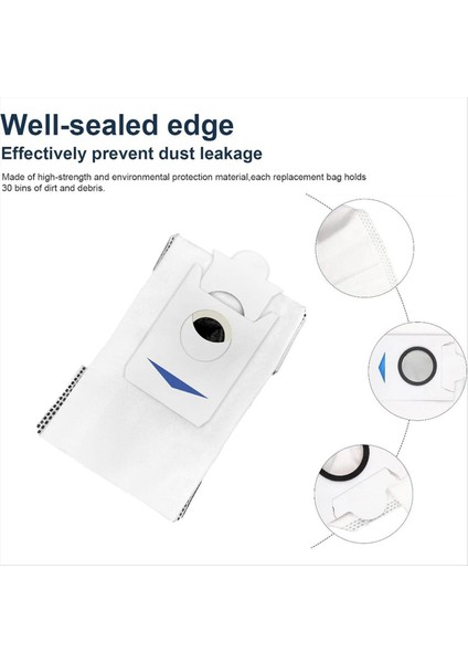 6pcs Ecovacs Deebot X5 Pro/ X5 Omnı/ X2 Omnı/ X2/ X2 Pro/ DEX86 Robot Vakumları Temiz Yedek Parçalar (Yurt Dışından) fırsatları