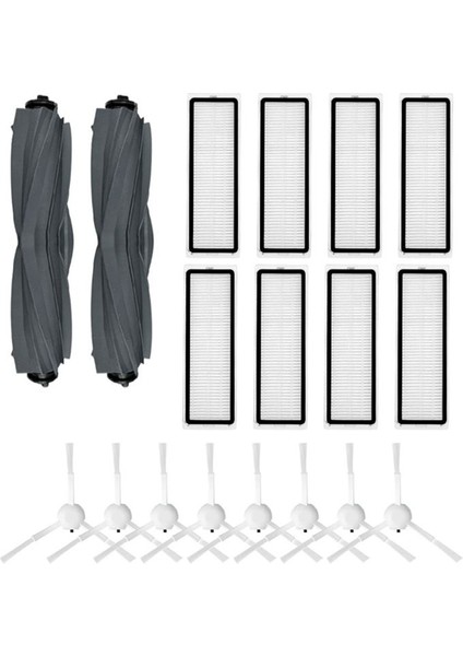 Dream D10S / D10S Pro Accessories Robot Robot Vakum Temizleyici Ana Yan Fırça Hepa Filtresi Yedek Yedek Parçalar (Yurt Dışından)