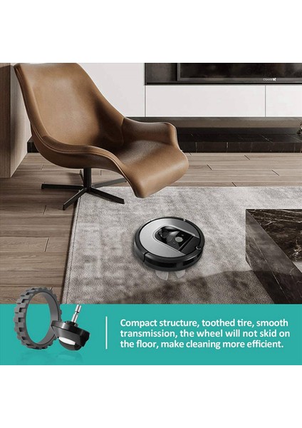 Irobot Roomba Için Uyumlu 5set Lastikleri 500 600 700 800 900 Serisi Vakum Front Caster Tekerlek Montajı (Yurt Dışından) indirimleri