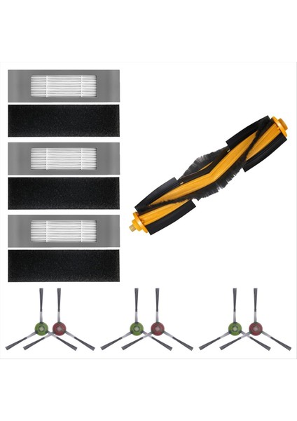 Ecovacs Deebot Ozmo T8 T8+ Vakum Robot Yedek Parçalar Ana Yan Fırça Hepa Filtre Aksesuarları (Yurt Dışından)