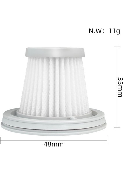 Xiaomi Için Uygun Vakum Temizleyici Filtre Elemanları Aksesuarlar El Taşınır Küçük Kablosuz Araç Hepa Filtre Ekranı (Yurt Dışından) fiyatları