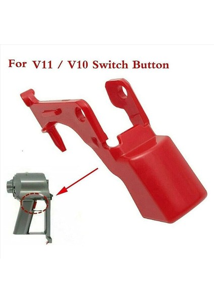 Dyson V10 / V11 Anahtar Düğmesi Için 6 Pcs Dyson Vakum Süpürge Ana Bilgisayar Anahtarı Bakım Aksesuarları Için Kırmızı Düğme (Yurt Dışından) fırsatları