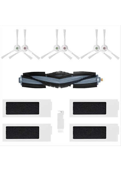 Ecovacs Deebot T20 Omnı T20E Omnı Robot Vakum Süpürücü Yedek Parçaları Için Filtre Fırça Aksesuarları Kiti (Yurt Dışından)