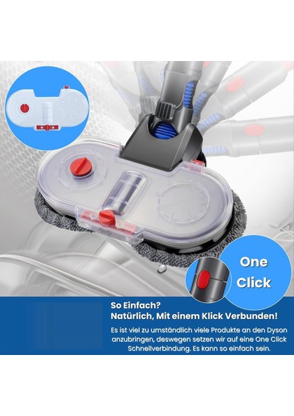 Dyson V7 V8 V8 V11 V11 V15 Kuru ve Islak Pas Kafası Değiştirme (Yurt Dışından) fırsatları