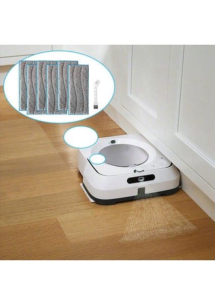 12X Irobot Braava Jet M6 Robot Vakum Temizleyici Aksesuarları Yeniden Kullanılabilir Islak Mendil (Yurt Dışından) fiyatları
