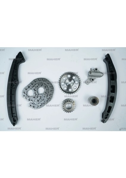 EKSANTRİK ZİNCİR SETİ GOLF / JETTA / PASSAT / TIGUAN / SCIROCCO 2007-2012 BMY-BLG-CAVA-CAVD-CKMA-CTHD 1.4 TSI (7 PARÇA) 03C198229G