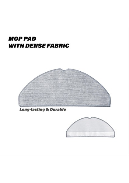 Robot Vakum Yedek Parçaları Lubuelu L20 Robot Vakum ve Mop Combo Fırça Rulo ve Mop Pad ve Filtre Kiti (Yurt Dışından) fırsatları