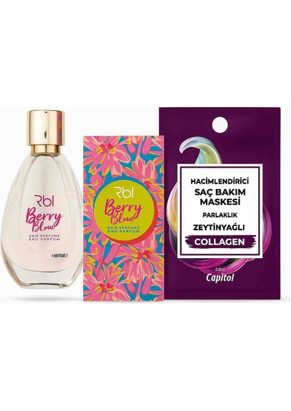 Rbl Berry Blow Saç Parfümü 50 ml Capitol Saç Maskesi Hediyeli