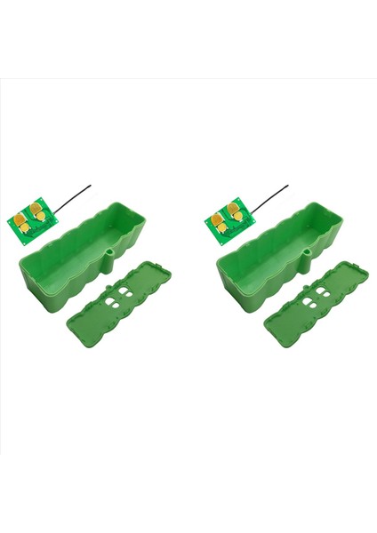 2x Li-Ion Pil Kabuğu Bms Pcb Şarj Koruma Kurulu Lityum Kutu Konutu Irobot Odaba 5 6 7 8 9 Serisi Süpürücü (Yurt Dışından)