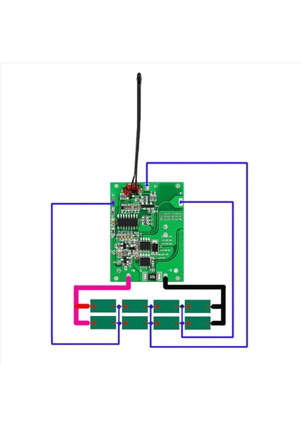 2x Li-Ion Pil Kabuğu Bms Pcb Şarj Koruma Kurulu Lityum Kutu Konutu Irobot Odaba 5 6 7 8 9 Serisi Süpürücü (Yurt Dışından) indirimleri