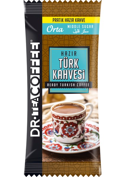 Drcoffee Hazır Türk Kahvesi Orta Ofis Seti 9Gr 10lu fiyatları
