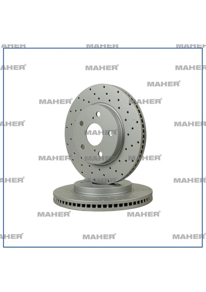 FREN DİSKİ COROLLA 2019 BENZİNLİ 1.6 / 1.5 / HYBIRD 1.8 / YARIS CROSS 1.6 ÖN HAVALI 282-5 (DELİKLİ PERFORMANS TİP) 43512 02390 (2 ADET)