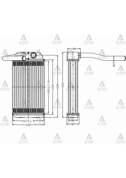 RADYATÖR KALORİFER CIVIC 1992-1995 BRAZING 79110 S04 G01