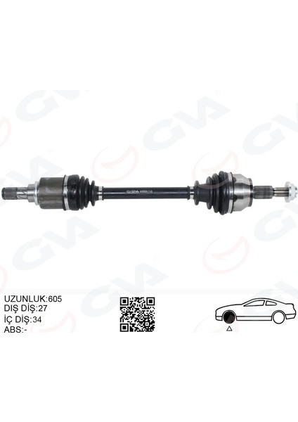 ÖN AKS KOMPLE SOL FORD FOCUS 3 1.6 TI 2011-2017 BENZINLI EV613B437EA BV613B437BA 2066256