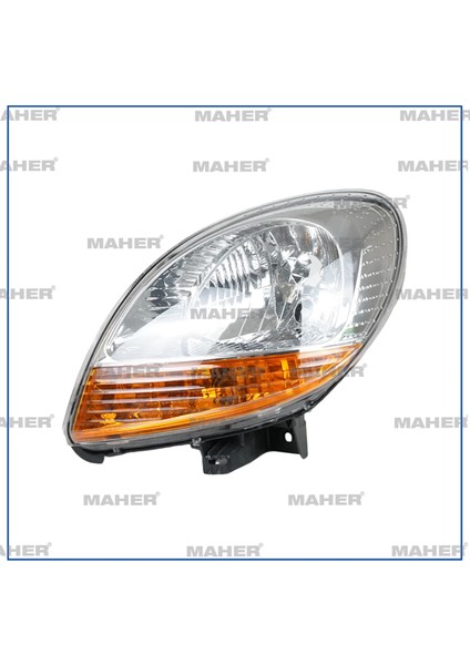 FAR KANGOO 2003-2007 MOTORLU SOL SARI SİNYALLİ 8200150615