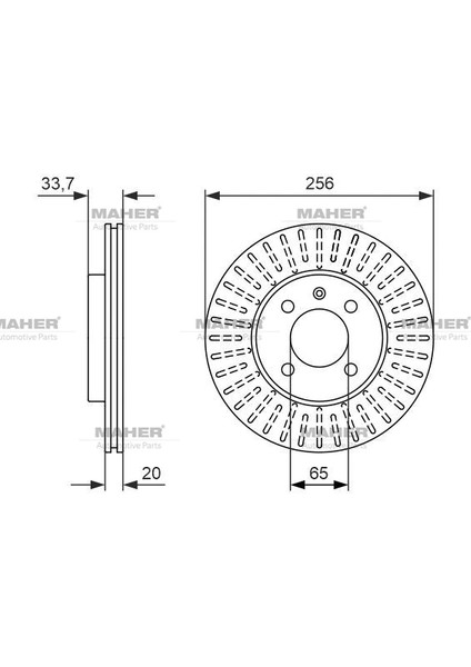 FREN DİSKİ POLO CLASSIC / GOLF3 / CADDY 1997-2001 / ÖN 256MM 321615301D (2 ADET)