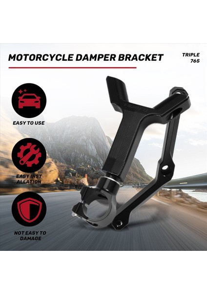 Triumph Street Triple 765 S/r Rs Için Motosiklet Direksiyon Damper Sabitleyici Braket Montaj Kiti 2017-2022 (Yurt Dışından) indirimleri