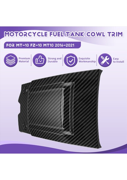 Motosiklet Yakıt Petrol Gaz Deposu Kaplama Paneli Yamaha mt Için Uyum 10 Mt-10 Fz-10 MT10 2016-2021 (Yurt Dışından) fırsatları