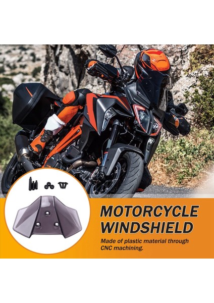 1290 Super Duke R 2020 - 2024 Motor Ön Cam Koruma Dumanı Gri (Yurt Dışından) indirimleri