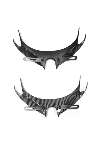 Motosiklet Ön Kaplama Kanat Dökümleri Aerodinamik Kanat Yan Kanatlar Honda Forza 350 2021 2022 Siyah (Yurt Dışından) fiyatları