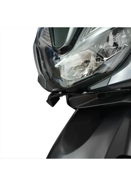 Motosiklet Ön Kaplama Kanat Dökümleri Aerodinamik Kanat Yan Kanatlar Honda Forza 350 2021 2022 Siyah (Yurt Dışından) fırsatları