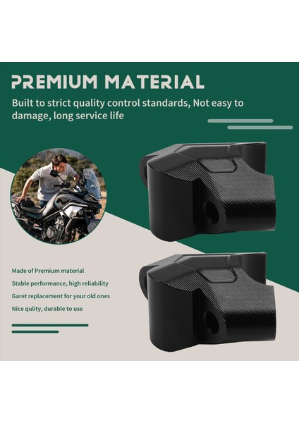 Motosiklet Gideri Yükseltici Montaj Kelepçesi Gidon Liği ve Arka Kaydırma Adaptör Parçaları Cfmoto 800MT Siyah (Yurt Dışından) indirimleri