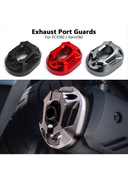 Motosiklet Egzoz Borusu Kapak Kuyruk Koruyucu Honda PCX160 Pcx 160 2021-2024 Kırmızı (Yurt Dışından) indirimleri